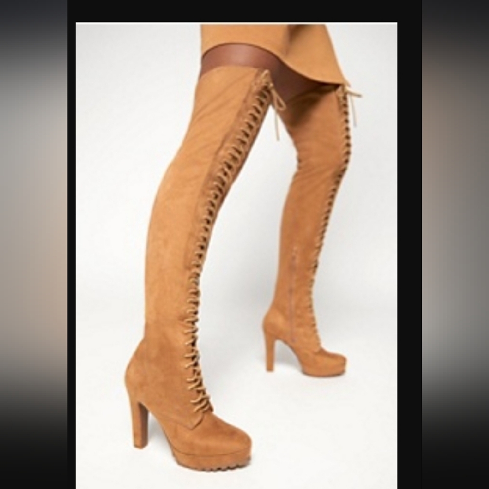 Remi Lace-up tan boot
